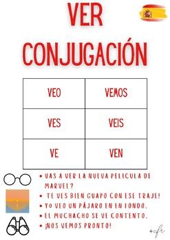 vercomcispor o|Ver – Present Tense Conjugation .
